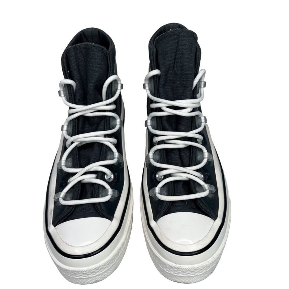 Converse 70 Utility Translucent Overlay High-Top Gray Sneakers Size 8.5 - Picture 3 of 7